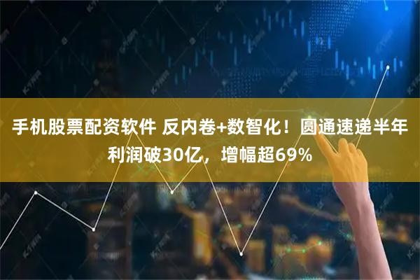 手机股票配资软件 反内卷+数智化！圆通速递半年利润破30亿，增幅超69%